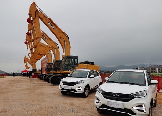 南宁天际新能源汽车 南宁合众新能源汽车项目开工建设