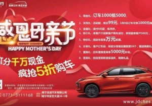 5月9日 感恩母亲节 东风风行疯抢5折购车