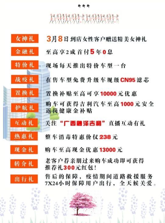 广西融泽吉利3.8女王节|放价只为遇见你 广西融泽吉利3.8女王节|放价只为遇见你