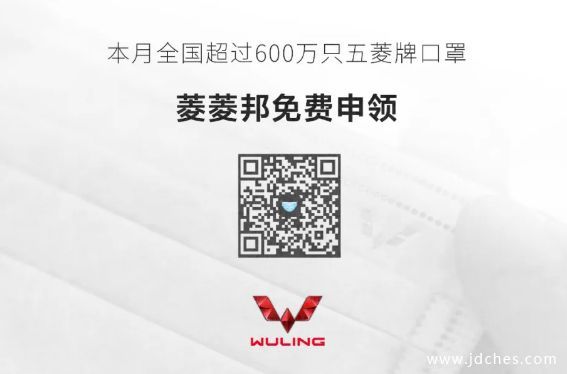 广西五菱牌口罩全国免费申领通道今日开放
