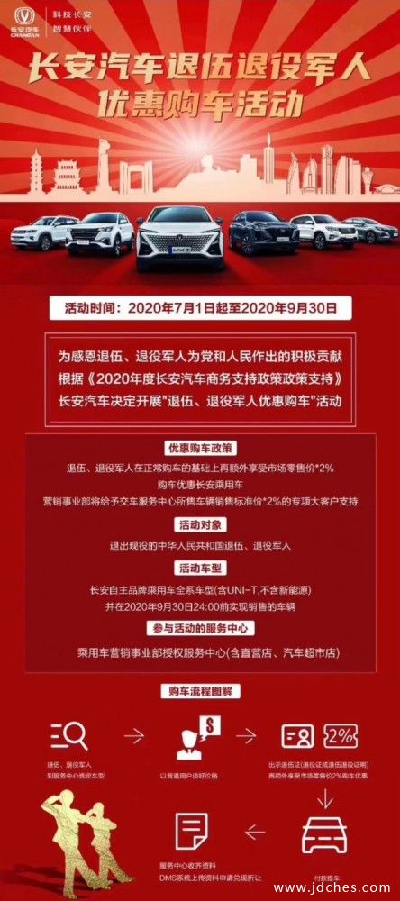 “若有战 招必回” 长安为退伍老兵推出购车新政策