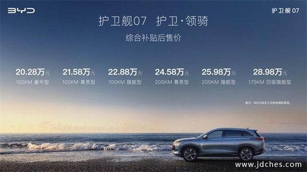 比亚迪海洋网护卫舰07第十五届中国-东盟（南宁）国际汽车展重磅上市